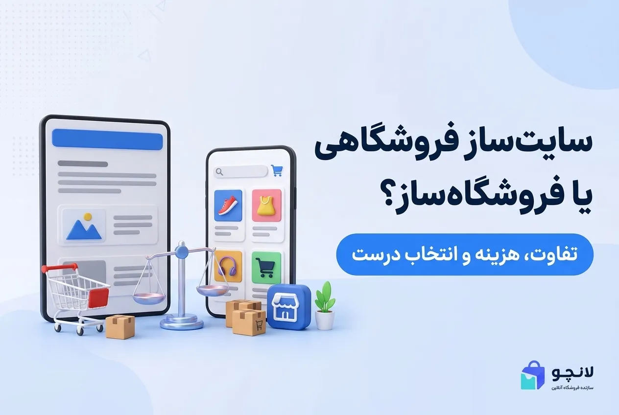 سایت ساز فروشگاهی یا فروشگاه ساز؟ تفاوت، هزینه و انتخاب درست